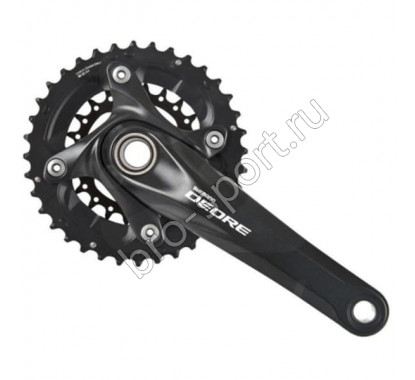 Шатун Shimano Deore М617 170 мм черный б/каретки EFCM617CX62L				