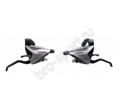Шифтер/тормозная ручка Shimano Acera EF65 лев/пр 3x7 тр.+оплетк серебро ESTEF65P7A3S